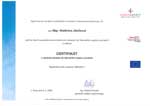 Certifikát Národního registru poradců
